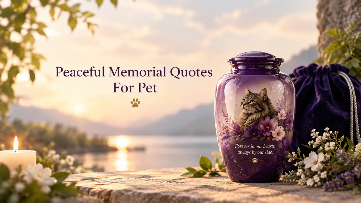 Peaceful Memorial Quotes & Engraving Ideas for a Pet