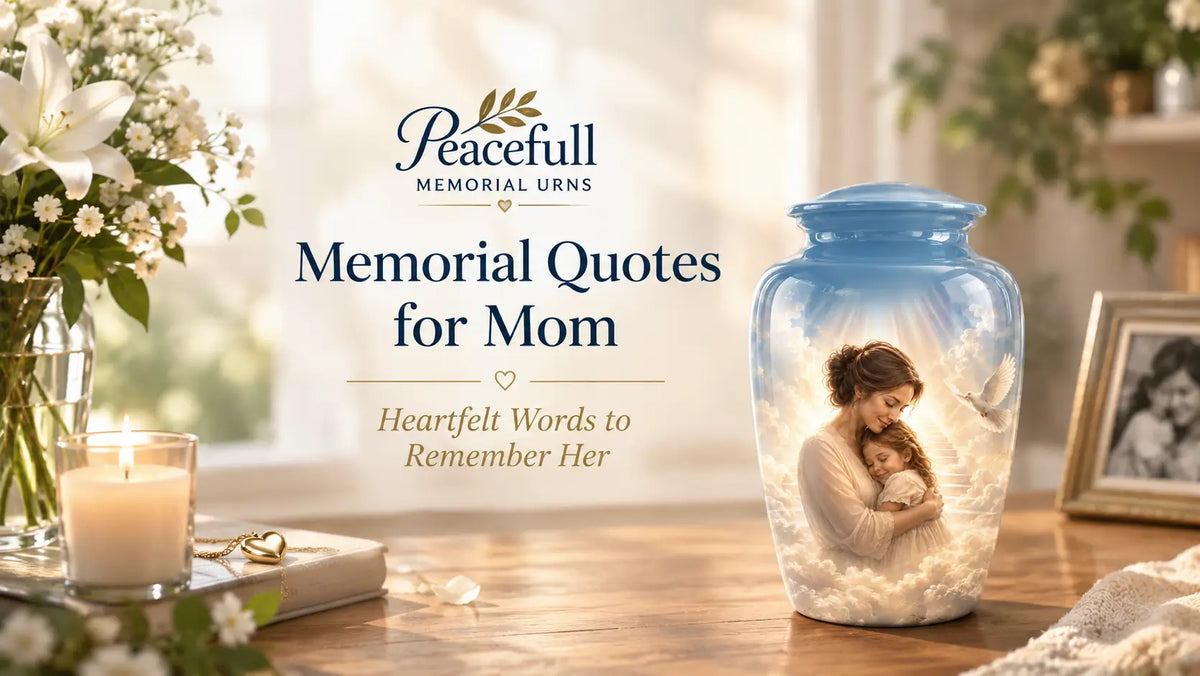 Peaceful Memorial Quotes for Mom: Heartfelt Words to Remember Her