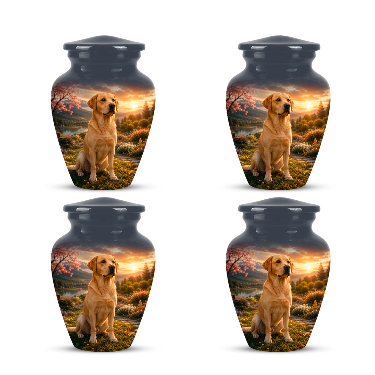Dachshund Dog Cremation - Custom Human & Pet Bond Tribute Urns For Ashes