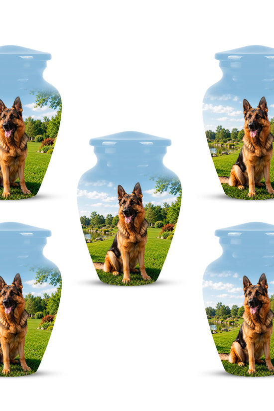 German Shepherd Dog Cremation Urn – Personalized Pet Memorials For Ashes