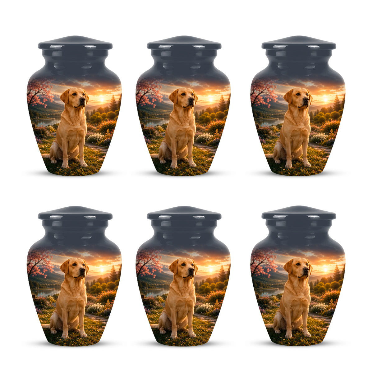 Dachshund Dog Cremation - Custom Human & Pet Bond Tribute Urns For Ashes