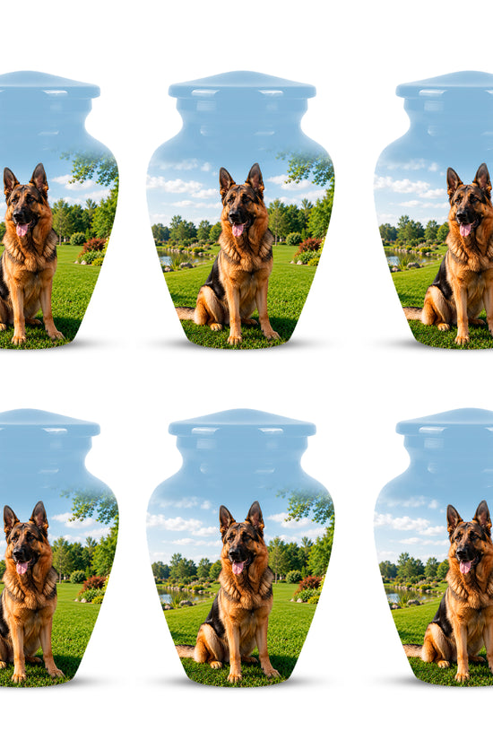 German Shepherd Dog Cremation Urn – Personalized Pet Memorials For Ashes
