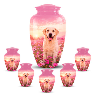 10 inch Large Urn with 5 Keepsake 3 inch
