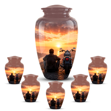 10 inch Large Urn with 5 Keepsake 3 inch