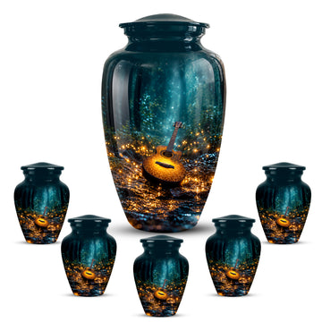 10 inch Large Urn with 5 Keepsake 3 inch