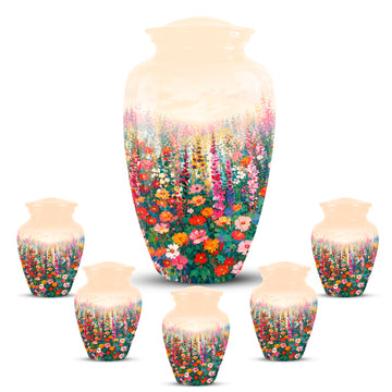10 inch Large Urn with 5 Keepsake 3 inch
