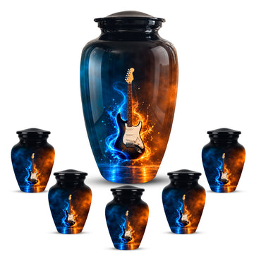 10 inch Large Urn with 5 Keepsake 3 inch