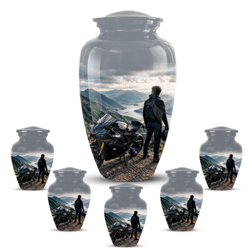 10 inch Large Urn with 5 Keepsake 3 inch