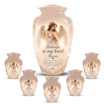 10 inch Large Urn with 5 Keepsake 3 inch