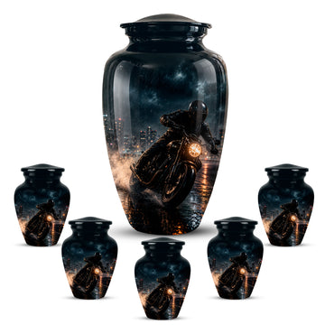 10 inch Large Urn with 5 Keepsake 3 inch