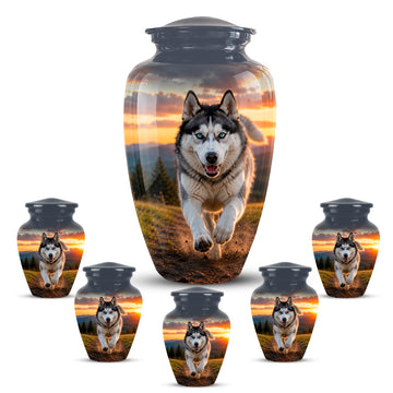 10 inch Large Urn with 5 Keepsake 3 inch