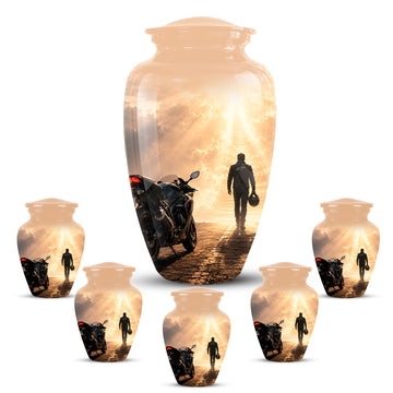 10 inch Large Urn with 5 Keepsake 3 inch
