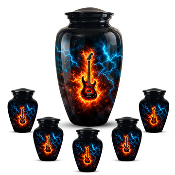 10 inch Large Urn with 5 Keepsake 3 inch