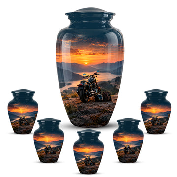10 inch Large Urn with 5 Keepsake 3 inch