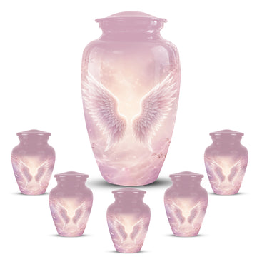10 inch Large Urn with 5 Keepsake 3 inch