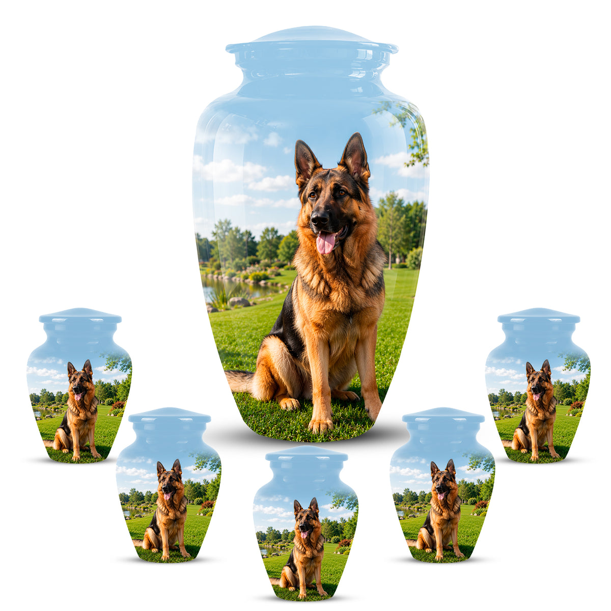German Shepherd Dog Cremation Urn – Personalized Pet Memorials For Ashes