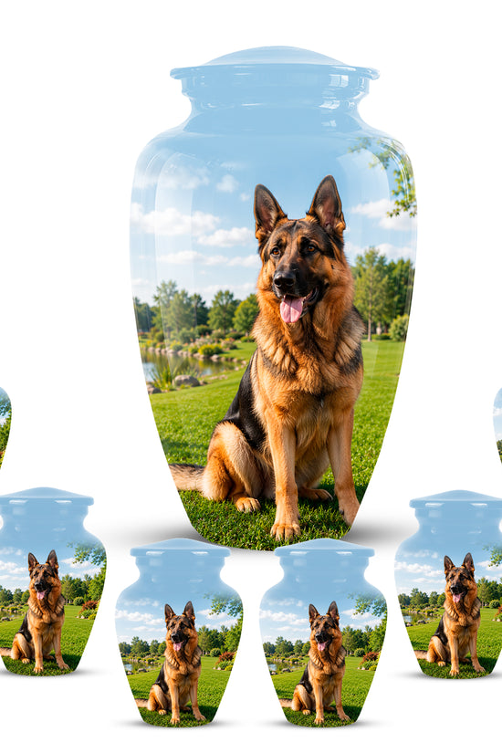 German Shepherd Dog Cremation Urn – Personalized Pet Memorials For Ashes
