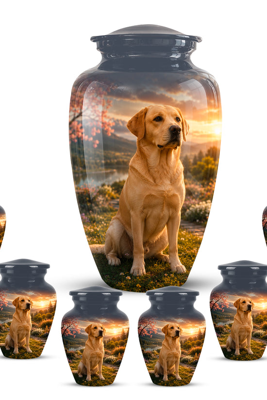 Dachshund Dog Cremation - Custom Human & Pet Bond Tribute Urns For Ashes