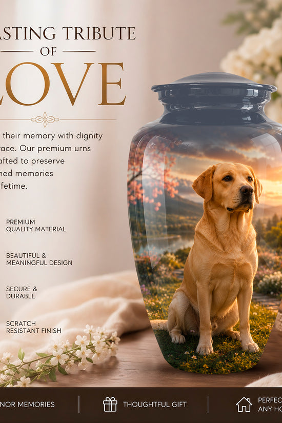Dachshund Dog Cremation - Custom Human & Pet Bond Tribute Urns For Ashes