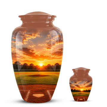 10 inch Large Urn with 1 Keepsake 3 inch