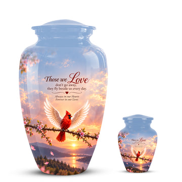 10 inch Large Urn with 1 Keepsake 3 inch