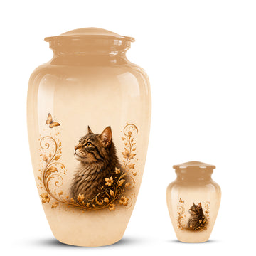 10 inch Large Urn with 1 Keepsake 3 inch