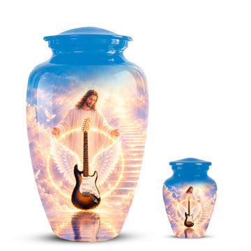 10 inch Large Urn with 1 Keepsake 3 inch