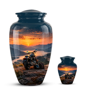 10 inch Large Urn with 1 Keepsake 3 inch