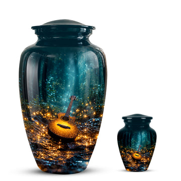 10 inch Large Urn with 1 Keepsake 3 inch