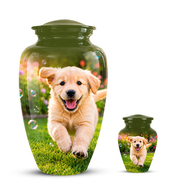 10 inch Large Urn with 1 Keepsake 3 inch
