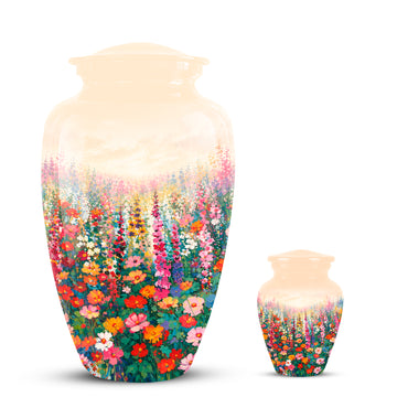 10 inch Large Urn with 1 Keepsake 3 inch