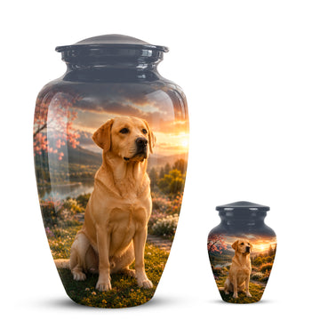 10 inch Large Urn with 1 Keepsake 3 inch