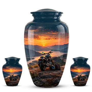 10 inch Large Urn with 2 Keepsake 3 inch