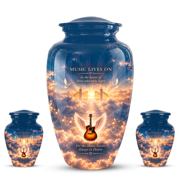 10 inch Large Urn with 2 Keepsake 3 inch