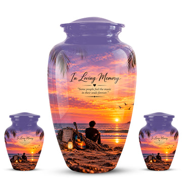 10 inch Large Urn with 2 Keepsake 3 inch