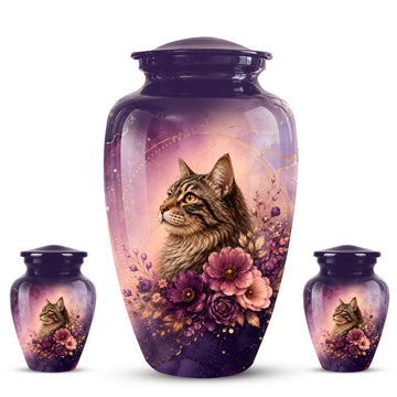 10 inch Large Urn with 2 Keepsake 3 inch