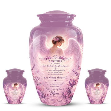 10 inch Large Urn with 2 Keepsake 3 inch