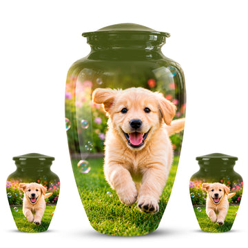 10 inch Large Urn with 2 Keepsake 3 inch