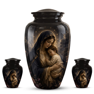 10 inch Large Urn with 2 Keepsake 3 inch