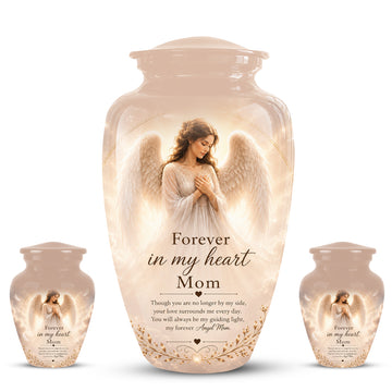 10 inch Large Urn with 2 Keepsake 3 inch