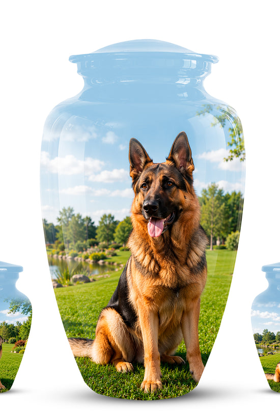 German Shepherd Dog Cremation Urn – Personalized Pet Memorials For Ashes