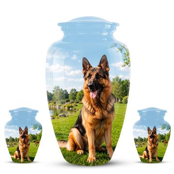 10 inch Large Urn with 2 Keepsake 3 inch