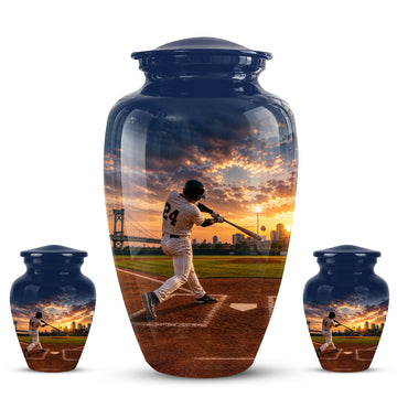 10 inch Large Urn with 2 Keepsake 3 inch