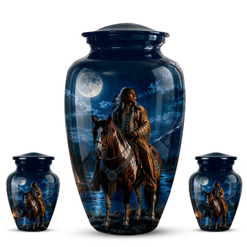 10 inch Large Urn with 2 Keepsake 3 inch