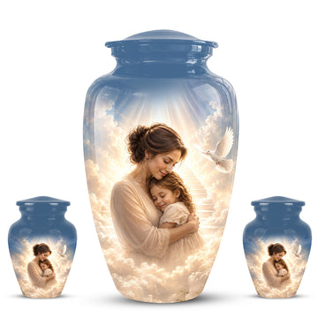 10 inch Large Urn with 2 Keepsake 3 inch