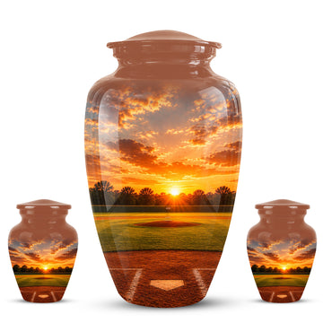 10 inch Large Urn with 2 Keepsake 3 inch