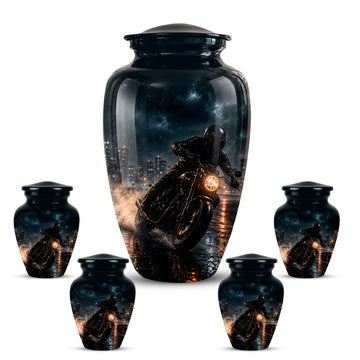 10 inch Large Urn with 4 Keepsake 3 inch