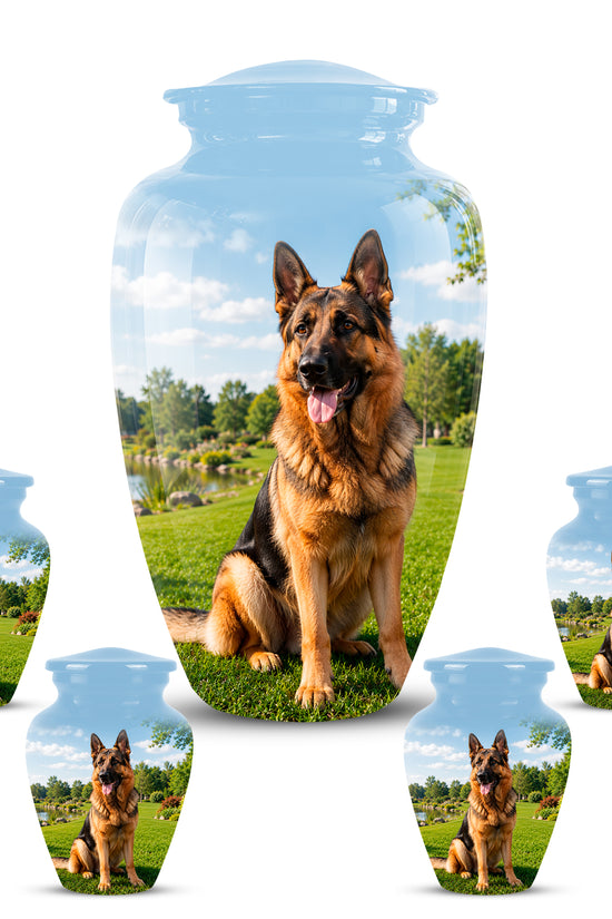 German Shepherd Dog Cremation Urn – Personalized Pet Memorials For Ashes