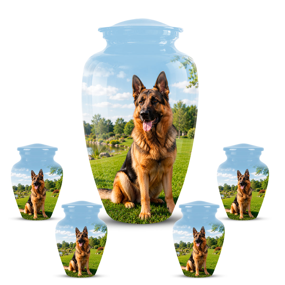 German Shepherd Dog Cremation Urn – Personalized Pet Memorials For Ashes
