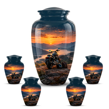 10 inch Large Urn with 4 Keepsake 3 inch